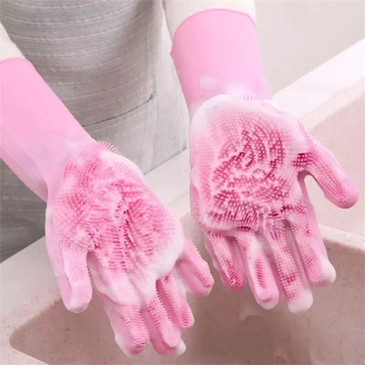 SuperScrub Silicone Gloves – Clean Smarter, Not Harder FREE SHIPPING