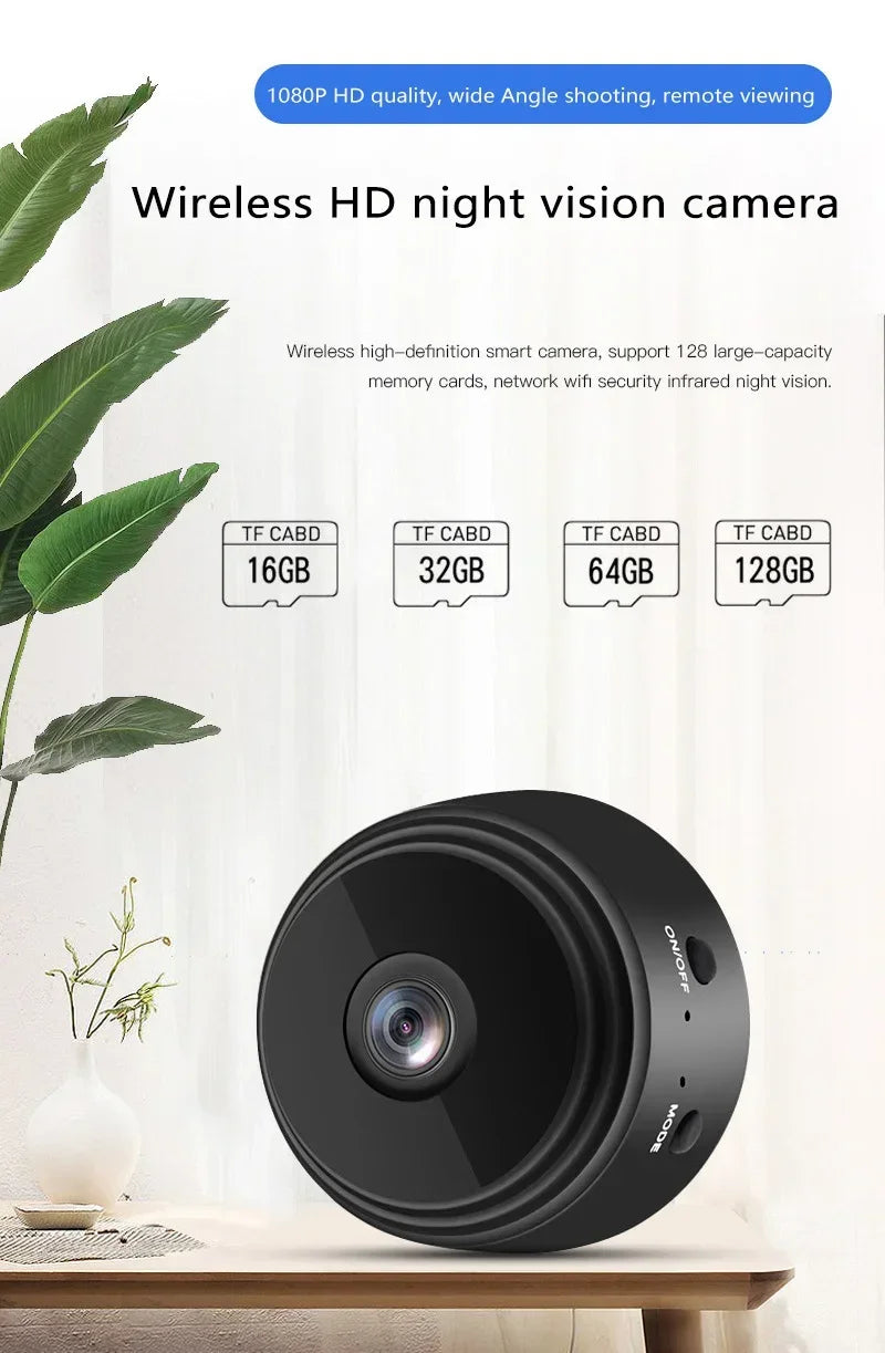 A9 Mini Camera Wifi 1080P HD Wireless Security Monitor For Home