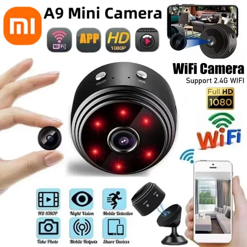 A9 Mini Camera Wifi 1080P HD Wireless Security Monitor For Home