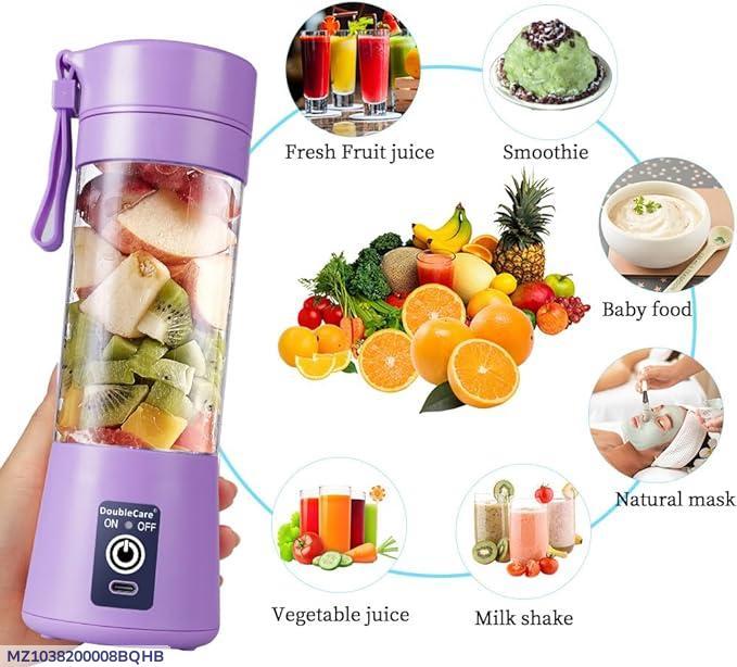 Portable & Rechargeable Electric Juicer Blender