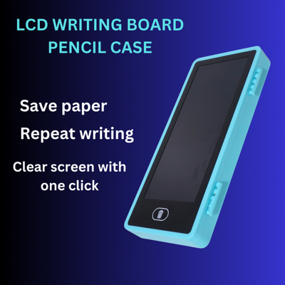 Lcd Drawing Pen Case Easy Writing With Eye Protection, Lock Screen, Large Space Lcd Drawing Pen Case-one Key Erase (random Color)